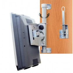 TFT holder, rotatable and tiltable, right-hand with blue LED lighting