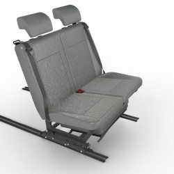 Aguti S2 sleeper bench with integrated headrest G2000