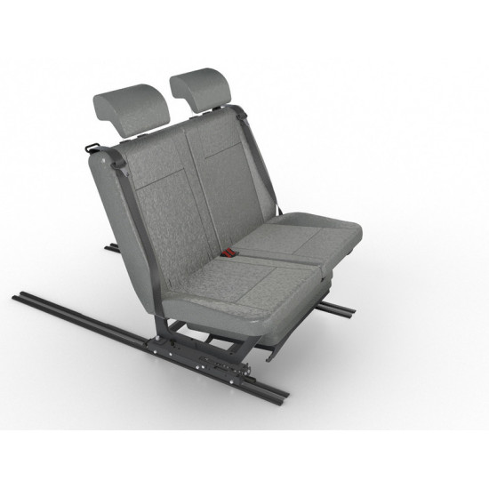 Aguti S2 sleeper bench with integrated headrest G2000