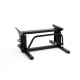 Lifting table frame with folding mechanism - height adjustable