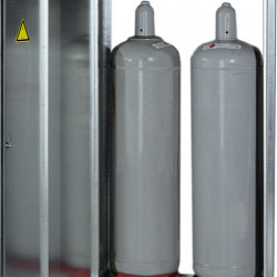 Steel gas cylinder cabinet