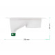 Compostable toilet insert - White