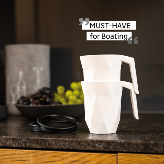 Plastic Mug TO GO - Pad Black