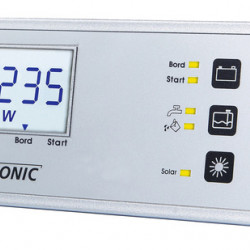 Solar computer with LCD combination panel