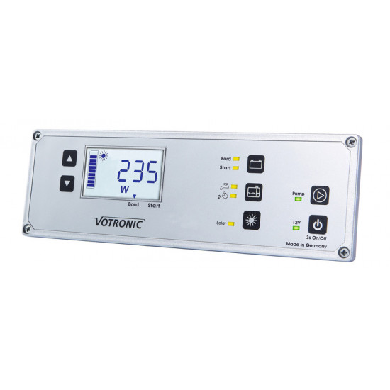 Solar computer with LCD combination panel