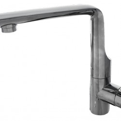 Comet Modena single-lever mixer with switch, chrome