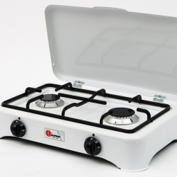 Parker 2-burner gas stove with flame failure device