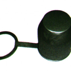 Protective cap for the towbar - Black