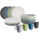 Dolomite Melamine Dinnerware Set - 16-piece - For 4 people