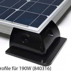 Fullblack solar panel complete sets - 100 to 190 W