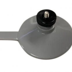 Suction cup with screw cap for thermal mats - Grey