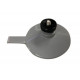 Suction cup with screw cap for thermal mats - Grey