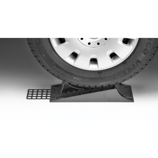 Caravan wheel chock, 3-piece