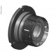 Fitting for auxiliary heater. Airtronic D3, Ø90mm, black