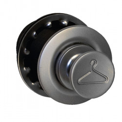 Push-lock coat hooks