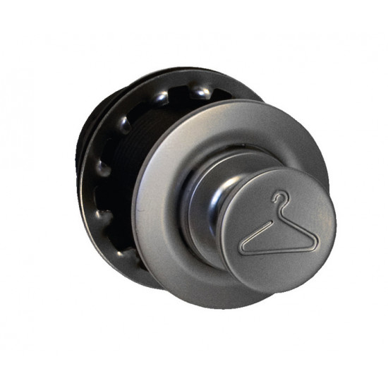 Push-lock coat hooks