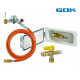 Gas supply valve set