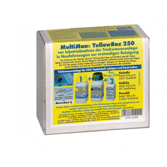 MultiMan YellowBox 250 Water Commissioning Box