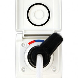 Service hatches with shower - Black