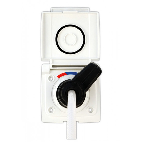 Service hatches with shower - Black