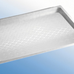 Plastic shower tray - Extra large - White