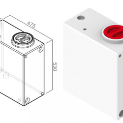Universal tank compliant with drinking water standards - 52 l