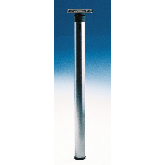 Folding table leg - top joint - 675 mm - metallic