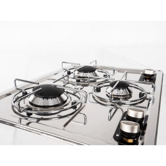 3-burner stainless steel cooker PC1323