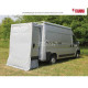 Support poles for sun canopy rear door cover, 2 pieces