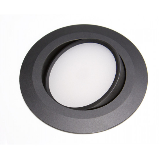 LED recessed spotlight, black touch