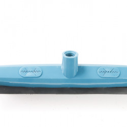 Broom with silicone bristles, telescopic