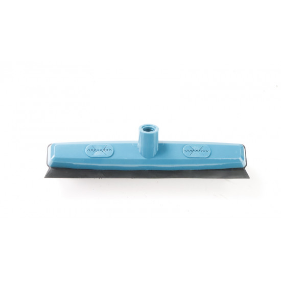 Broom with silicone bristles, telescopic