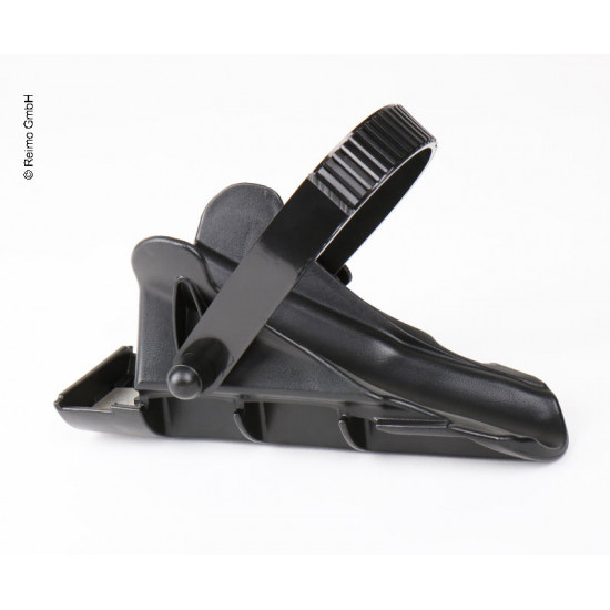 Right-hand wheel holder for V-rail bike lift
