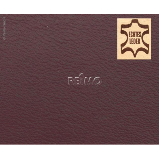 Automotive leather, burgundy, whole hide, price per m²