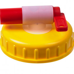 Screw cap for water canisters DIN 96 with tap