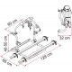 Rear carrier Carry Bike CL for 2 bikes