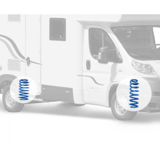 Coil springs for the front axle of Ducato and similar models from 2006 onwards.