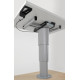 Primero Comfort single-column lifting table - H 350 - 710 mm - Silver Grey