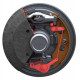 Brake support with the ALKO conversion kit RB2051