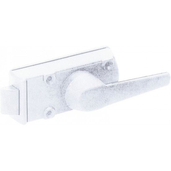 without cylinder + key Fiat white