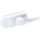 without cylinder + key Fiat white