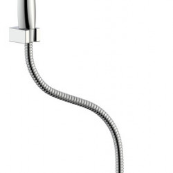 Single-lever mixer with shower set - chrome polished