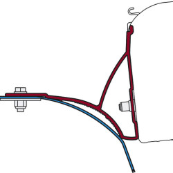 Fiamma awning F45 mounting kit for Fiat Ducato from 06/2006 with roof rack