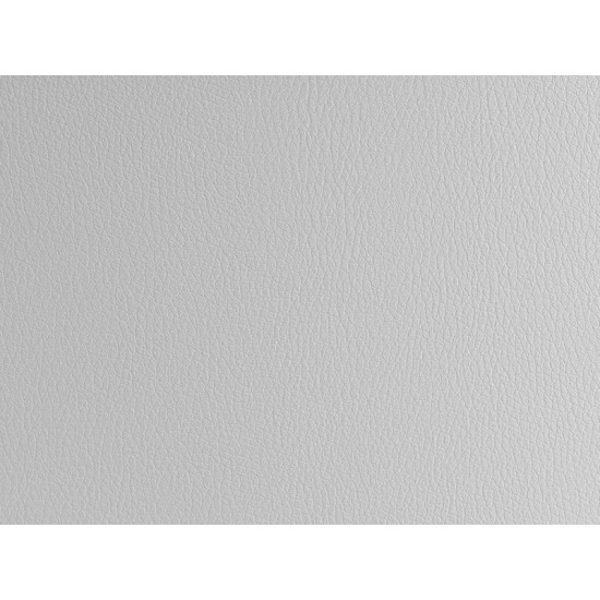 Interior trim, grained/unlaminated faux leather - Light grey - Linear meter