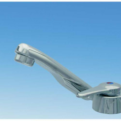 Single-lever mixer FLORENZ chrome standard with switch