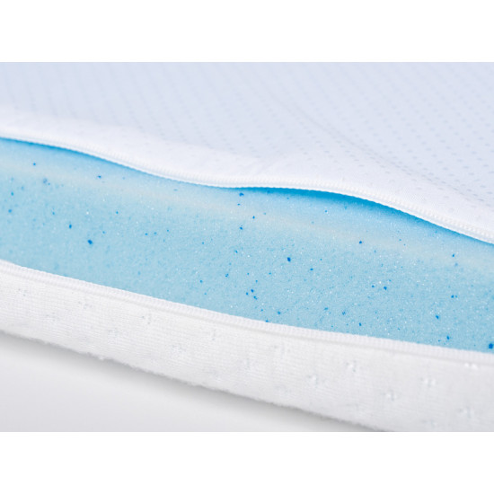 Gel foam mattress topper - L195 x W120 x H4 cm