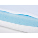 Gel foam mattress topper - L195 x W120 x H4 cm