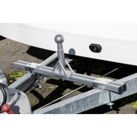 Drawbar adapter for bicycle carriers