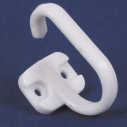 Curtain tieback, plastic, light grey