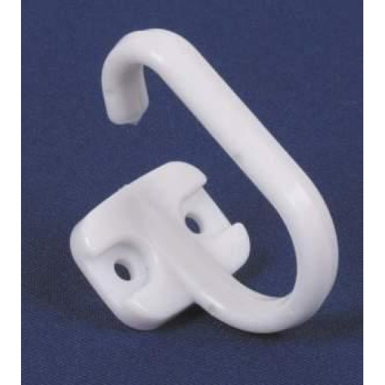 Curtain tieback, plastic, light grey